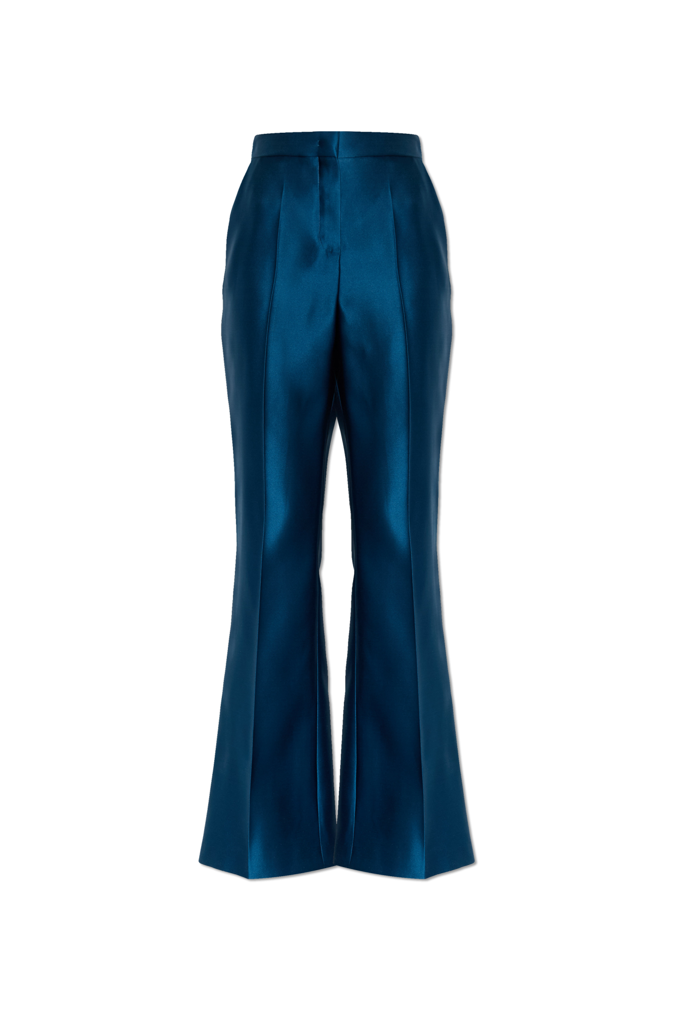 Fendi Silk pants with flared, crease-front legs | Women's | Vitkac